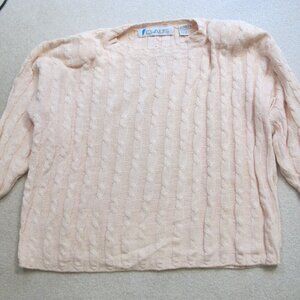 Chaus pink cotton sweater  L